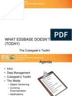 What Essbase Can't Do