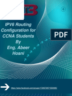 Basic IPV6 Routing Config