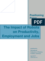 IFR The Impact of Robots On Employment Positioning Paper Updated Version 2018