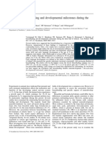 Duration of Breastfeeding and Developmental Milestones During The Latter Half of Infancy