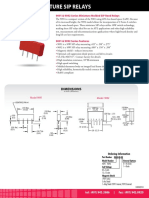 9091 Series Reed Relay Datasheet