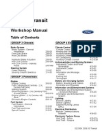 2006.50 Transit: Workshop Manual