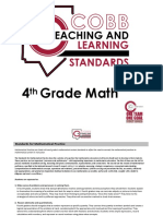 4th Grade Math T L Standards For 2016 - 17