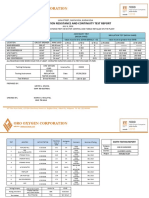 Insulation Test Report Sta Rosa Ne