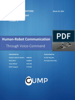 Gump: A Bipedal, Voice-Commanded Robot - Phase 3 Report