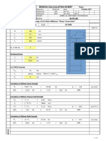 Design Calculation Sheet: Jebel Ali Refinary Expansion