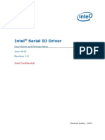 Intel (R) Serial IO - Bring Up Guide and Release Note Rev1p0 PDF