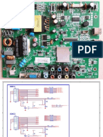 (Main 35018086 (3x1) - ICs N501-MSD1306XP - Driv Led N701-OCP8122A OZ9902A-N (24pin) TV Led Konka KDL39-42PS615AT