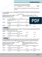 Practice Problems in Timber Design PDF