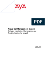 Avaya Call Management System - Maintenance