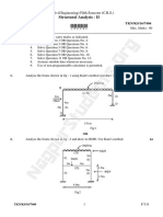 Structural Analysis - II: B.E. (Civil Engineering) Fifth Semester (C.B.S.)