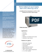 Vapor Trap: Maximum Efficiency For Vacuum Trapping Vapor To - 90°C, Without LN2 or Dry Ice