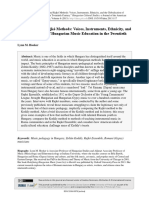 The Kodály and Rajkó Methods: Voices, Instruments, Ethnicity, and The Globalization of Hungarian Music Education in The Twentieth Century