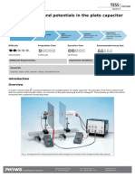 Electrical Fields and Potentials in The Plate Capacitor: (Item No.: P2420100)