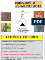 Lecture 1 Introduction To Physiological Principles 080317