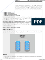 RAID Level 0 - Striping: Advantages