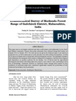 Ethnobotanical Survey of Markanda Forest Range of Gadchiroli District Maharashtra India