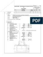 Branch Wall Thickness Calculation For Split TEE: Gas Pipeline Gresik - Semarang