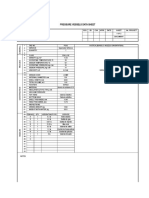 Pressure Vessels Data Sheet