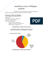 BIM and Sustainability in Terms of Philippine Standards