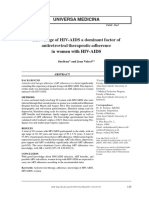 Knowledge of HIV-AIDS A Dominant Factor of Antiretroviral Therapeutic Adherence in