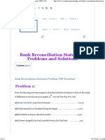 Bank Reconciliation Statement Problems and Solutions I BRS I AK PDF