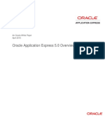 Oracle Application Express 5.0 Overview: An Oracle White Paper April 2015