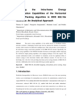 Exploring The Intra-Frame Energy Conservation Capabilities of The Horizontal Packing Algorithm in IEEE 802.16e Networks An Analytical Approach