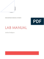 Lab Manual: Artificial Intelligence