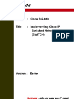 Est Nside: Exam: Cisco 642-813