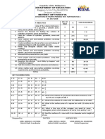 Fourth Periodic Test Grade 6 2017-2018