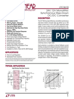 Features Description: LTC3610 24V, 12A Monolithic Synchronous Step-Down DC/DC Converter
