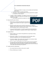 Statistics in Plain English Summary Chapter 1