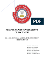 Photographic Applications of Polymers