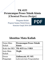 TK 4153 Perancangan Proses Teknik Kimia (Chemical Process Design)