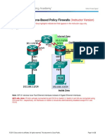 4.4.1.2 Lab - Configuring Zone-Based Policy Firewalls