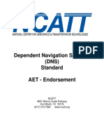 Dependent Navigation Systems (DNS) Standard AET - Endorsement