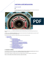 Generator Earthing and Stator Earth Fault Protection