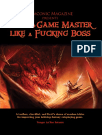 How To Game Master Like A Fucking Boss