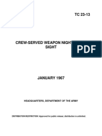 Us Army TC 23-13 Crew-Served Weapon Night Vision Sight PDF