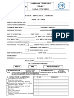 Crawler Crane Inspection Checklists