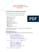 Oracle 10G Installations