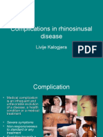 Complications in Rhinosinusal Disease