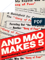 And Mao Makes 5: Mao Tsetung's Last Great Battle by Raymond Lotta, (Chicago: Banner Press, September 1978)