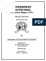 Attendence Management System