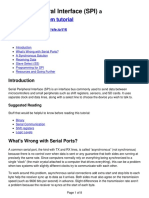 Serial Peripheral Interface (SPI) : Available Online at