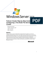 Failover Cluster Step-by-Step Guide - Configuring A Two-Node File Server Failover Cluster