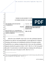 Blockvest Ruling