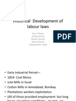 Historical Development of Labour Laws