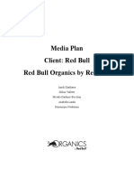 Media Plan Red Bull Organics